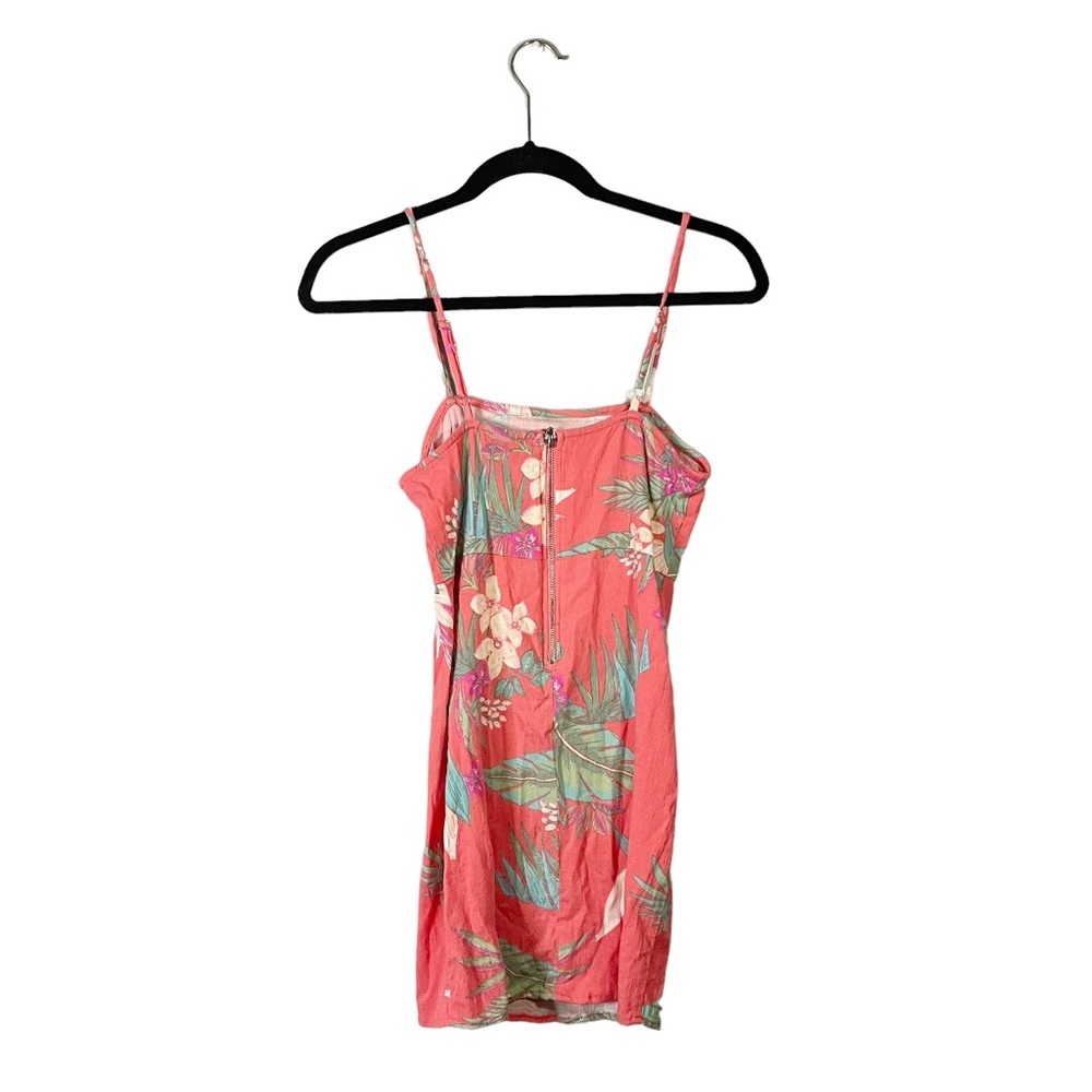 Wild Fable Tropical Sleeveless Casual Mini Dress Size Small Zipper Closure - Picture 2 of 7